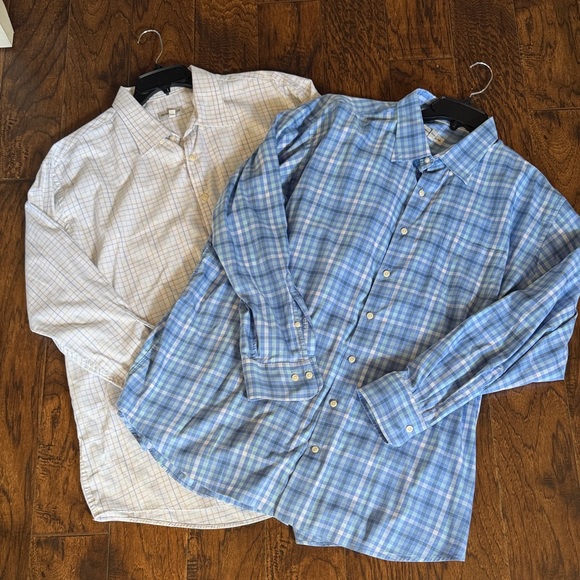Peter Millar Other - TWO!!  Peter Millar shirts, one is blue and one is white, both size XXL
